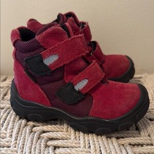 Ecco Toddler Girl 24 US 8 Pink Suede Goretex Hiking Boot Waterproof